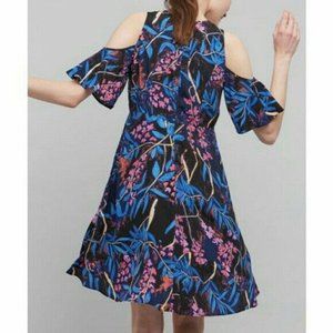 Maeve Anthropologie Elia Cold Shoulder Floral